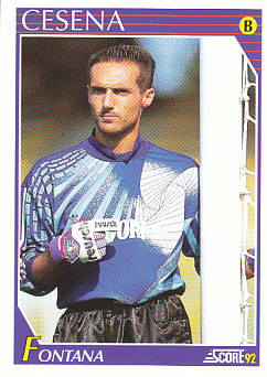 Alberto Fontana Cesena Score 92 Seria A #291